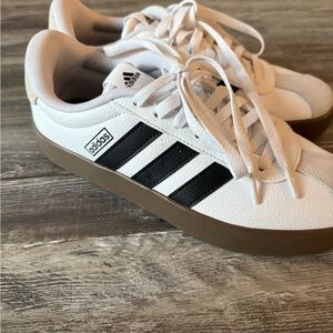 Adidas White and Black Casual Shoes